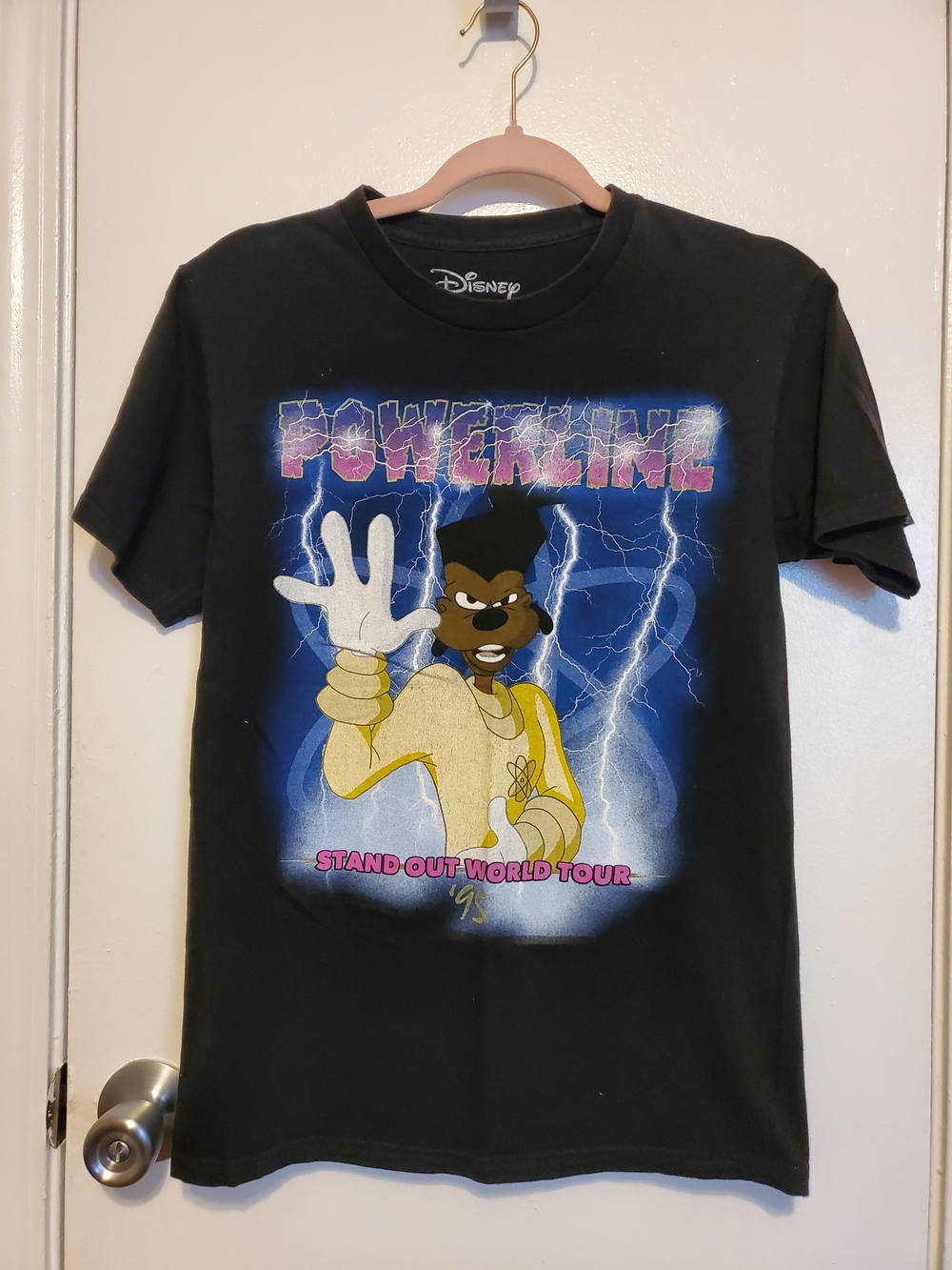 Disney Black Powerline 'Stand Out World Tour' Graphic Tee
